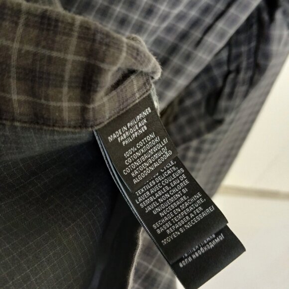 Ralph Lauren Shirt Black Label Button Up Men's Small Plaid Long Sleeve Cotton - Picture 8 of 11